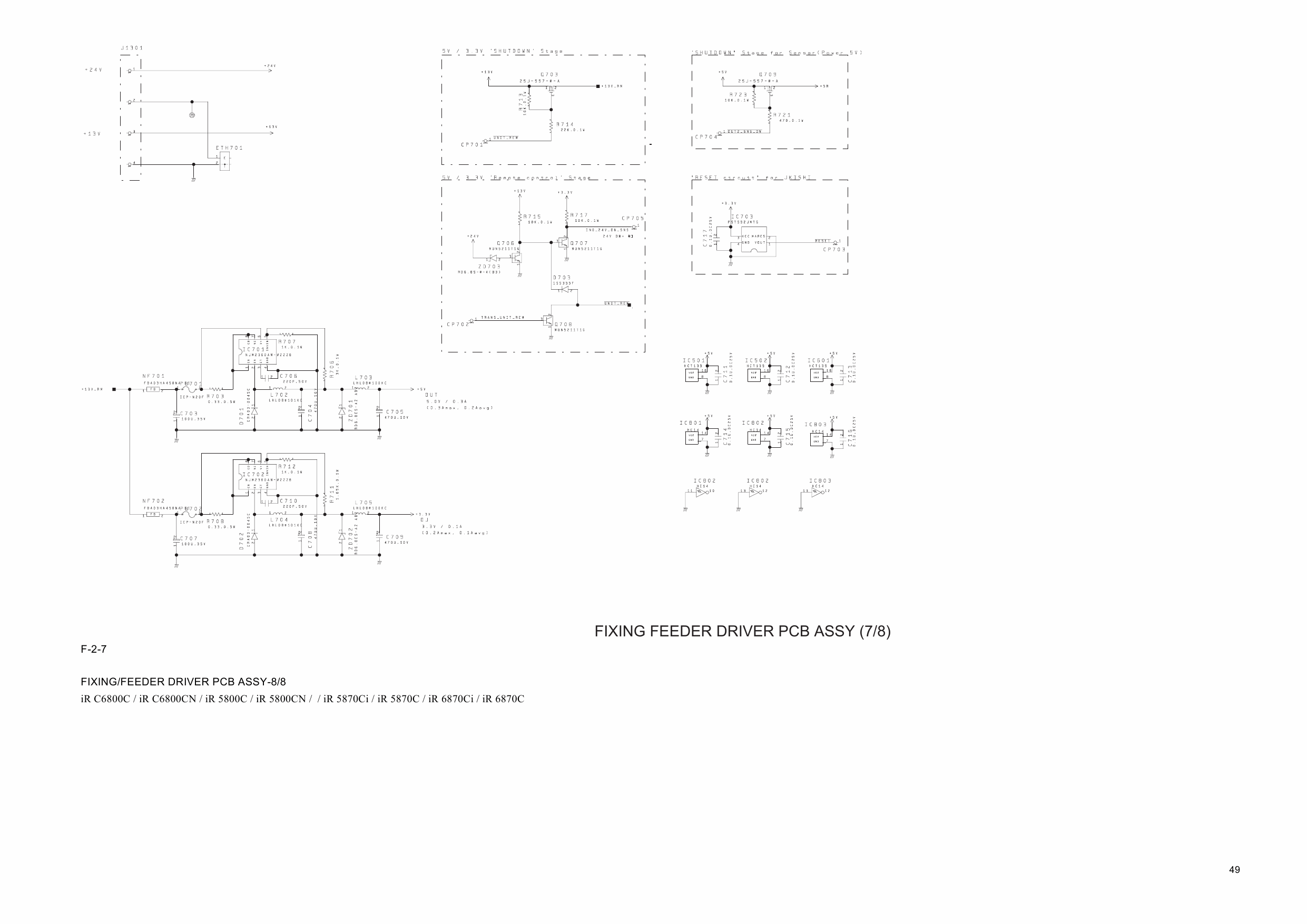 Canon imageRUNNER-iR C6800 C5800 C CN Circuit Diagram-5